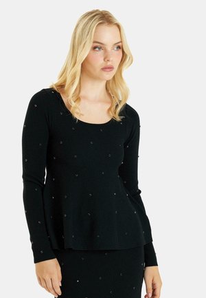 Camiseta de manga larga - negr