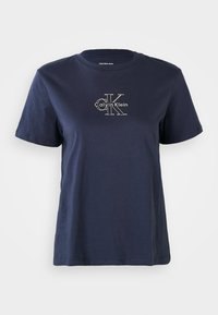 CLASSIC FOIL MONOLOGO TEE - T-shirts med print - inkwell