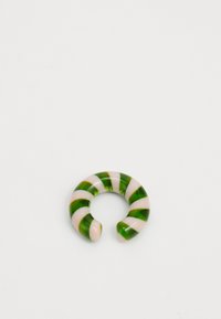 Fiorucci STRIPED EAR CUFF - Jedna náušnice - pink/dark green