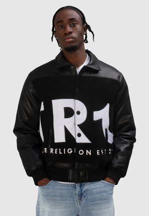 Kunstlederjacke - black