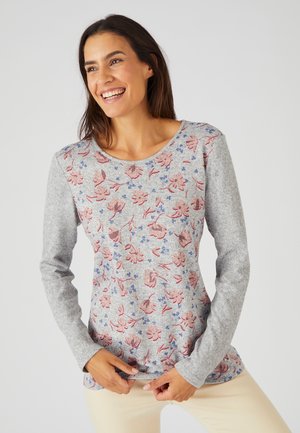 Damart CHAUDE FLEURI - Long sleeved top - rose fleuri