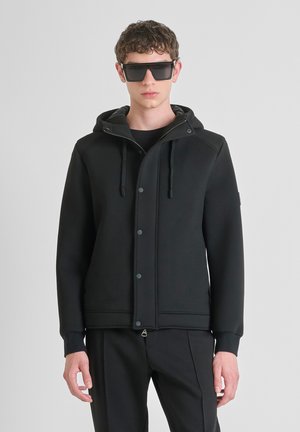 Zip-up sweatshirt - black