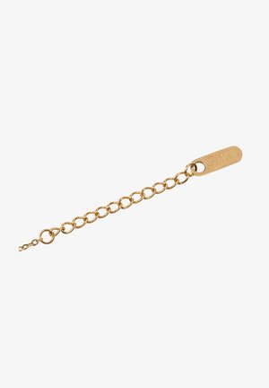CHIC by Lirette, KETTING LANG RVS CIRKEL STAAF - GOUD - Collar - Gold-colored
