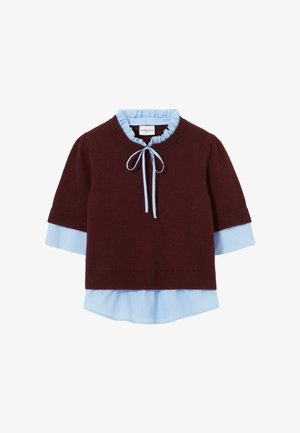 Claudie Pierlot, SWEATER - Camiseta estampada - aubergine