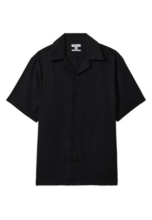 Reiss REGULAR FIT-BELDI CUBAN-COLLAR - Majica - black