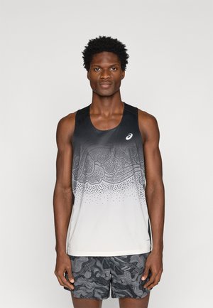 ROAD IBUKI SINGLET - Felső - performance black/cream