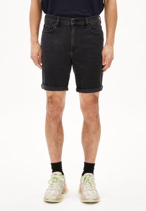 NAAILO  - Denim shorts - black washed authentic