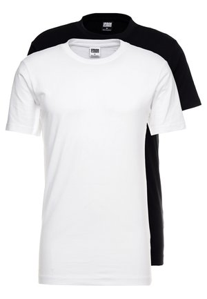 Urban Classics BASIC TEE 2 PACK - T-shirt basic - black/white
