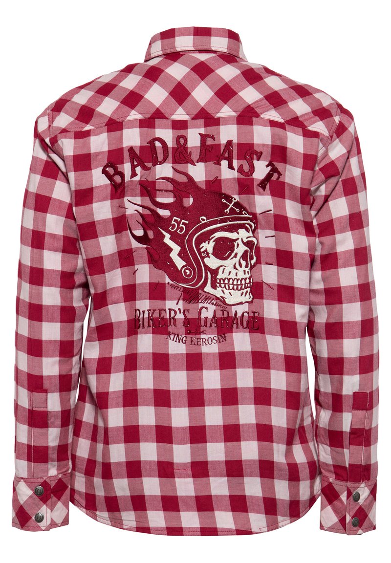 Herren Freizeithemden | King Kerosin Hemd rot - UB79220 Herren Freizeithemden | King Kerosin Hemd rot - UB79220