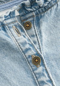 Next RUFFLE COLLAR - Denimové šaty - blue denim