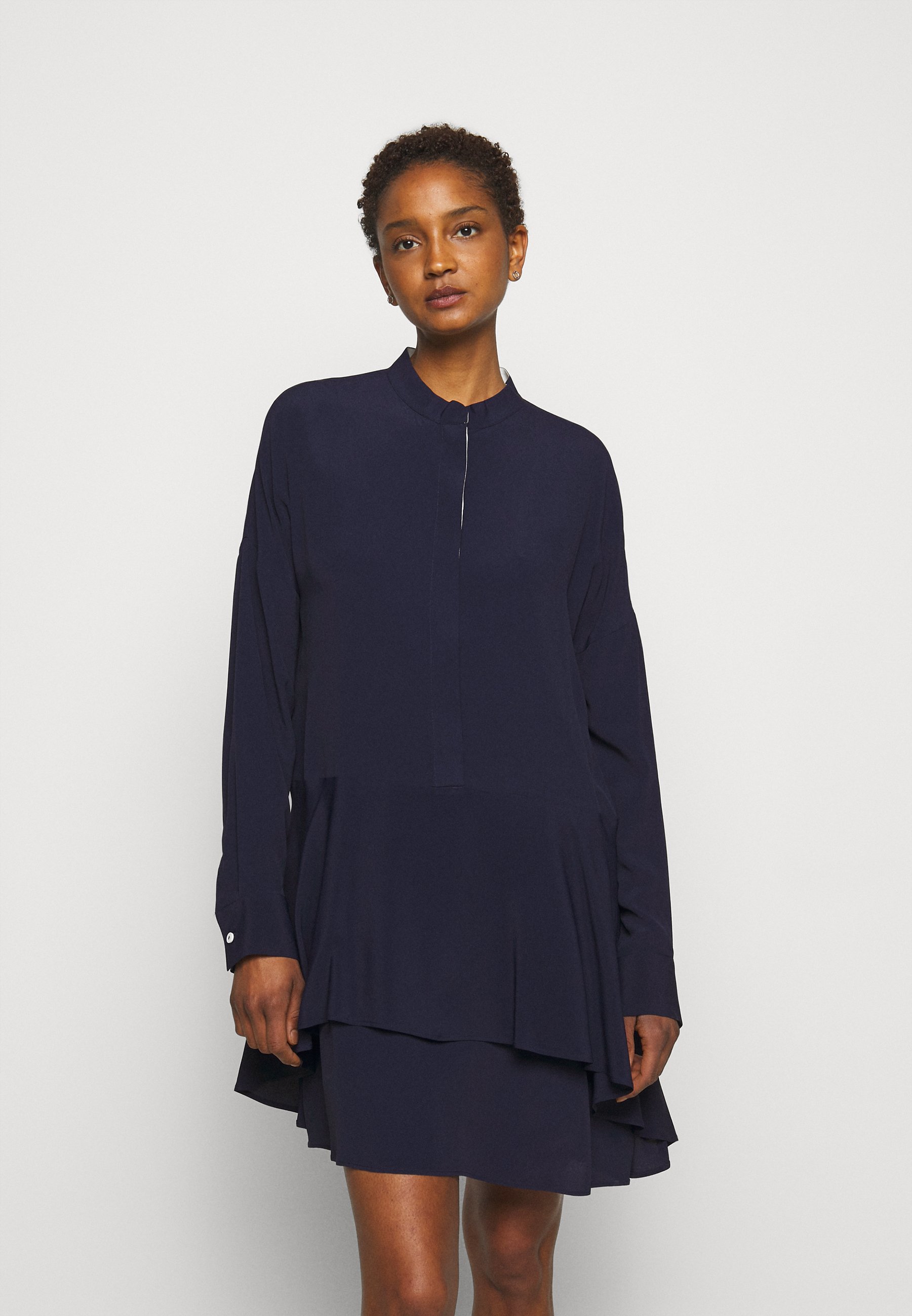 dark blue women's dress