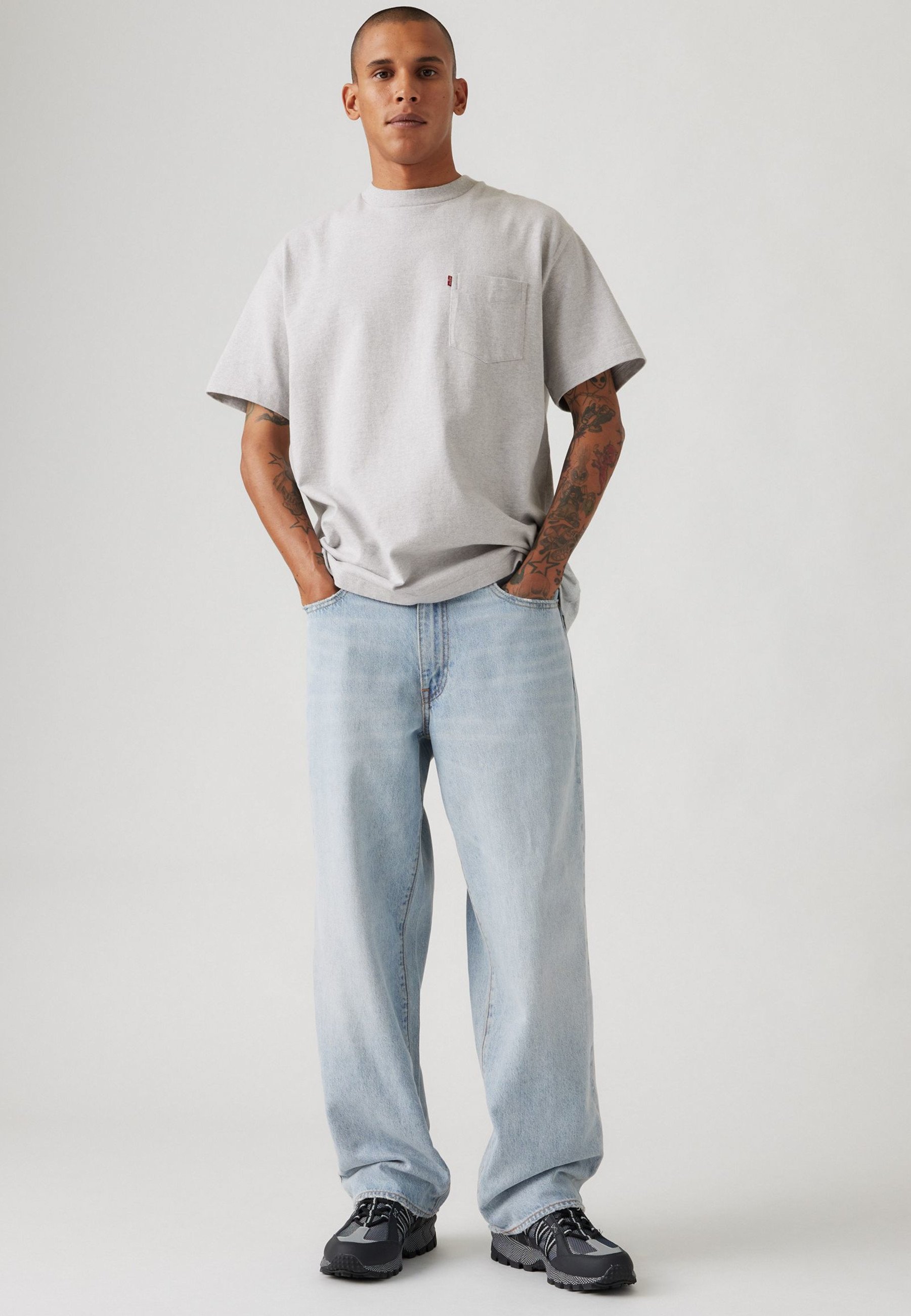 Levi's® 578® BAGGY - Baggy Jeans - bags to riches/light-blue denim