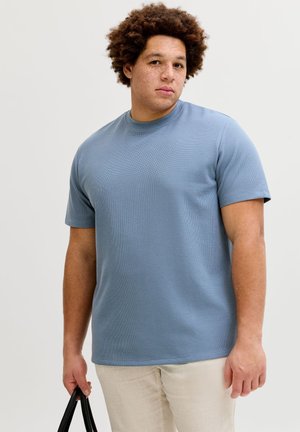 JJEAUSTIN TEE NOOS PLS - Basic T-shirt - blue mirage