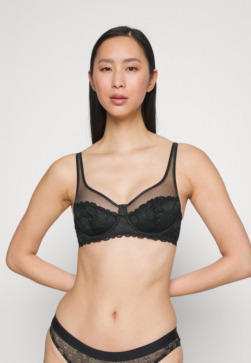 DIM - DAME DE CŒUR UNDERWIRE BRA - Sutien cu armătură - black, Extindeți