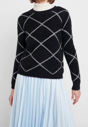 Strickpullover - black