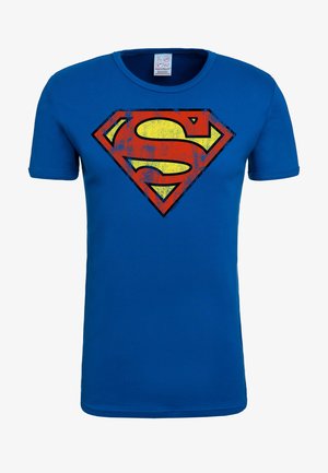LOGOSHIRT, T-SHIRT SUPERMAN-LOGO - T-Shirt print - blau