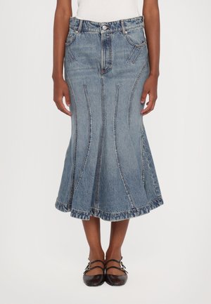 Sportmax CASA - Fustă denim - blue azure