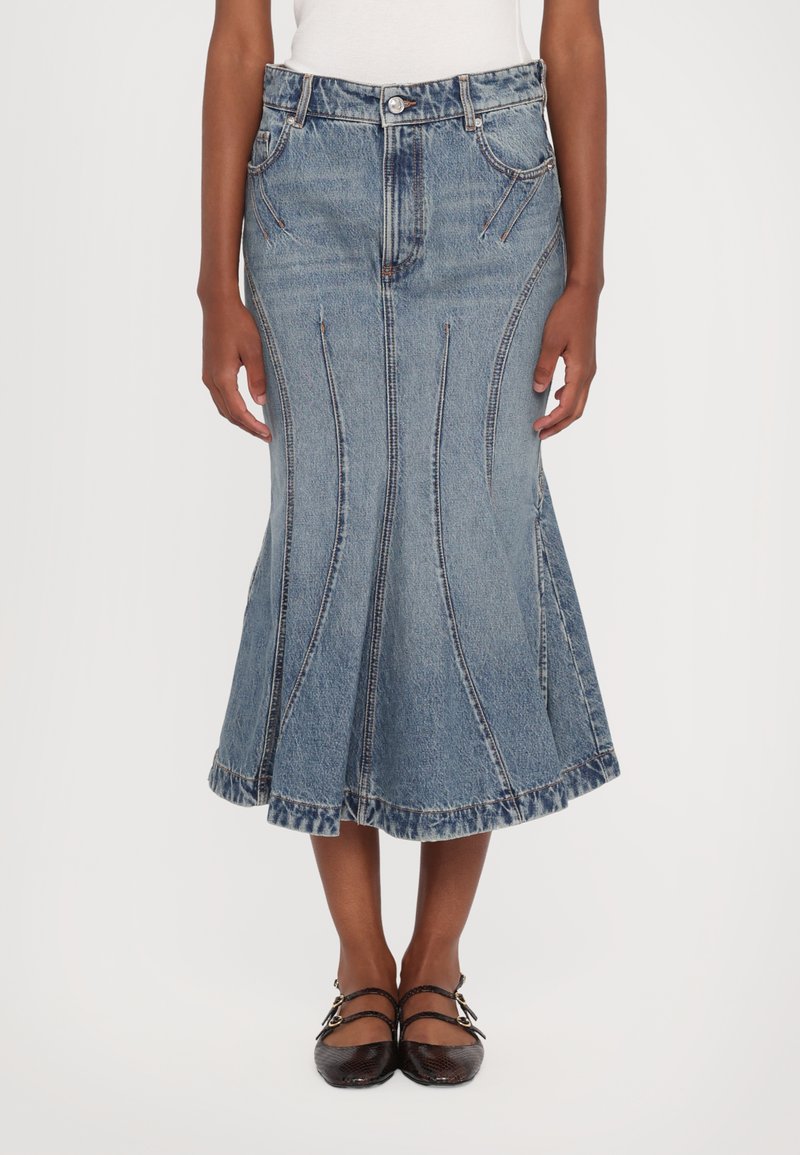 Sportmax - CASA - Jupe en jean - blue azure, Agrandir