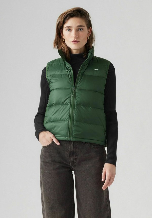 POLLY PACKABLE VEST - Weste - caviar