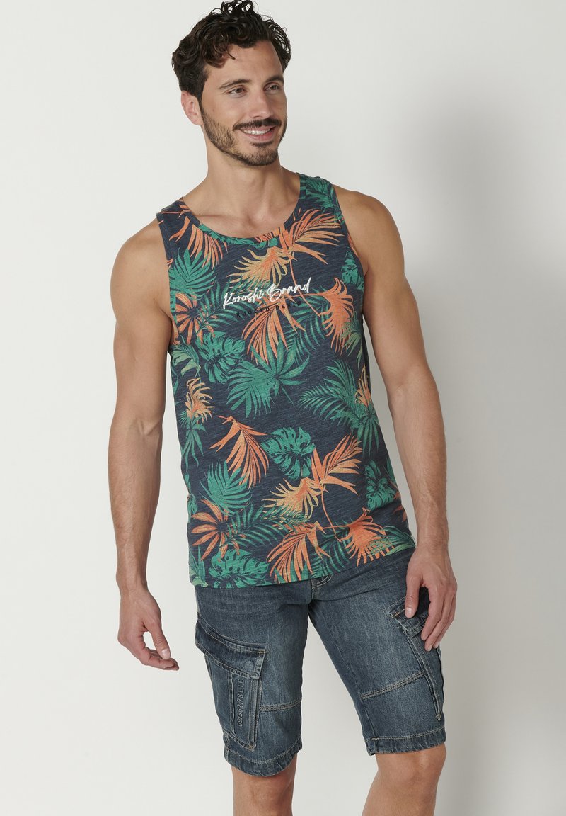 Koroshi TANK - Top - navy