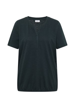 Cecil, BASIC SHIRT IM TUNIKA-LOOK - Camiseta básica - deep petrol blue