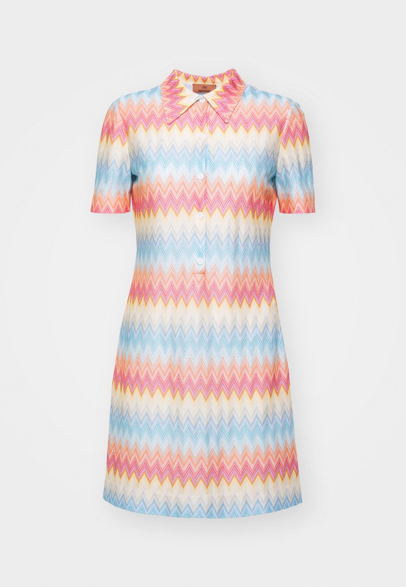 Missoni Blousejurk lichtrood gemêleerd