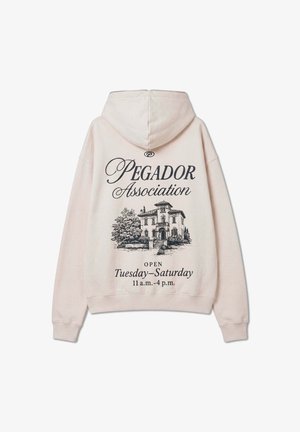 Pegador, PEGADOR OVERSIZED SWEAT JACKE CARLOFORTE - Sweater met rits - cream