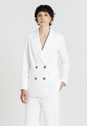 DOPPIOPETTO BOTTONI - Blazer - bianco lana