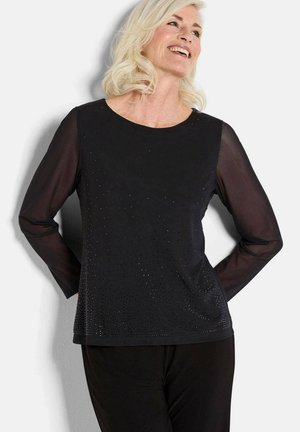 MIT GLITZERSTEINEN - Bluse - black