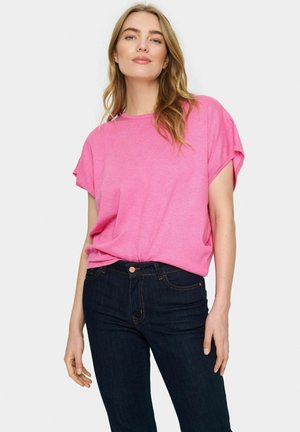 MILASZ R-N SS - T-Shirt basic - pink cosmos melange