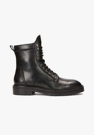 Kazar Studio CANRERTH - Gležnjarji z vezalkami - black