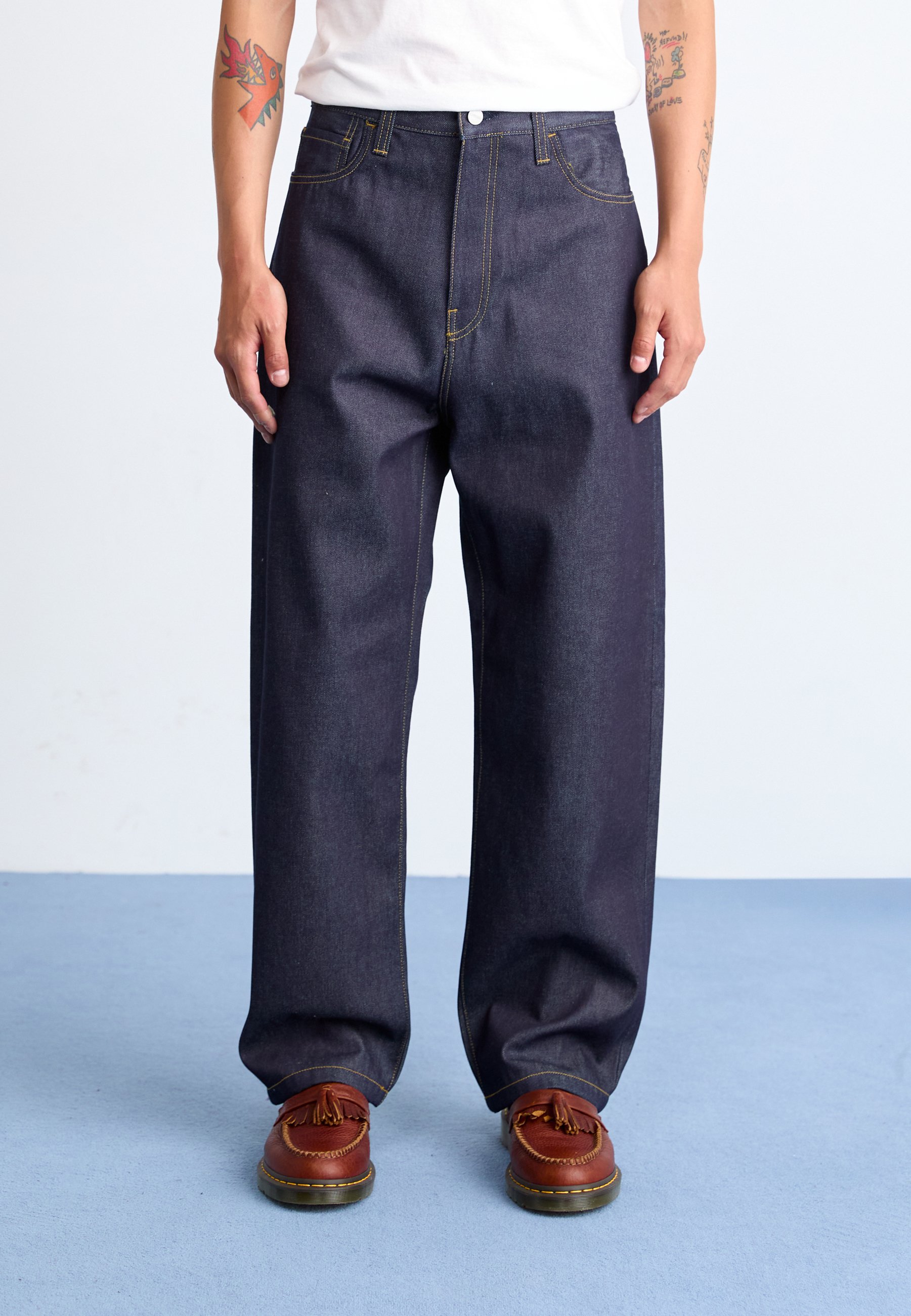 Carhartt WIP LANDON PANT - Relaxed fit jeans - blue rigid/blue 