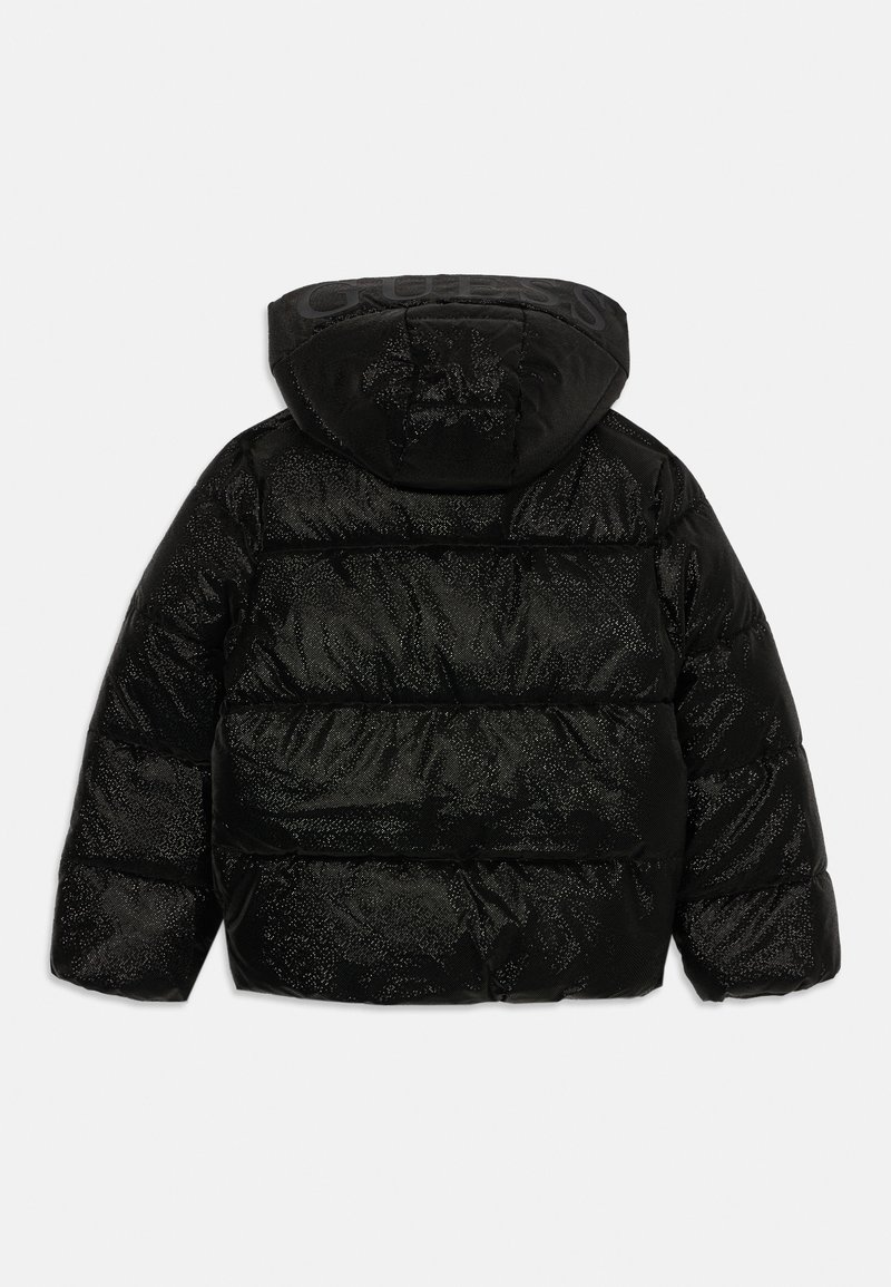 Guess HOODED LS PADDED PUFFER W ZIP Winterjacke jet black