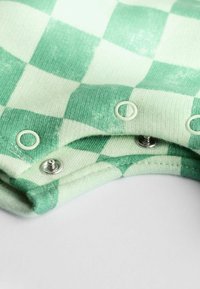 Next SET REGULAR FIT - T-shirts basic - green white checkerboard