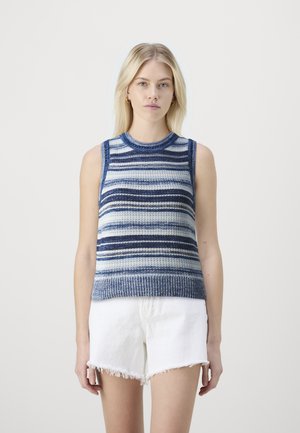 GAP HIGH NECK TANK - Pullover - blue marl