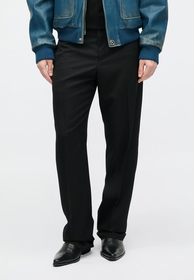 Versace FORMAL PANT COMPACT - Nadrágok - black