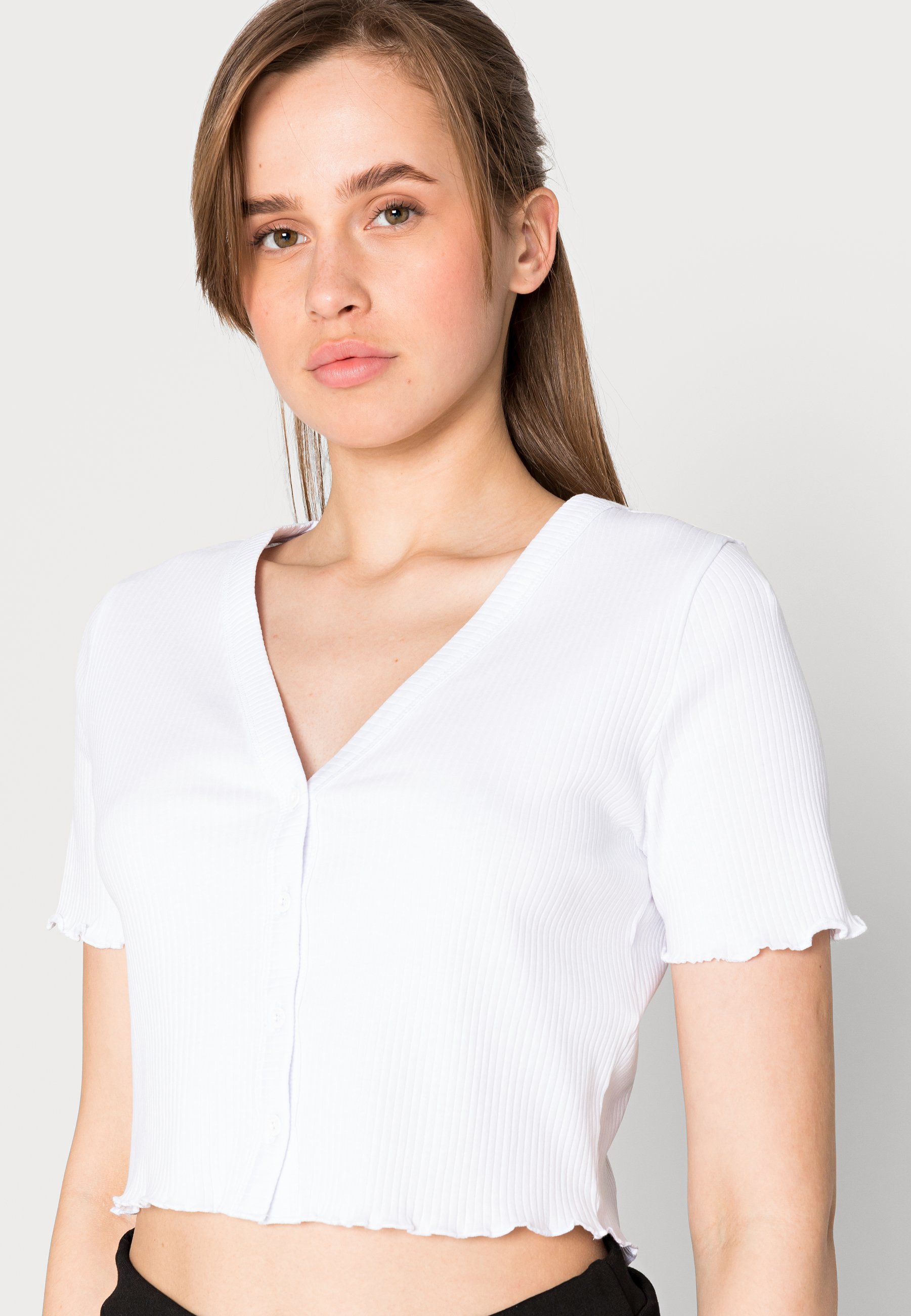 white cropped cardigan uk