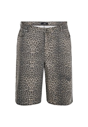 Zizzi Farkkushortsit - leopard