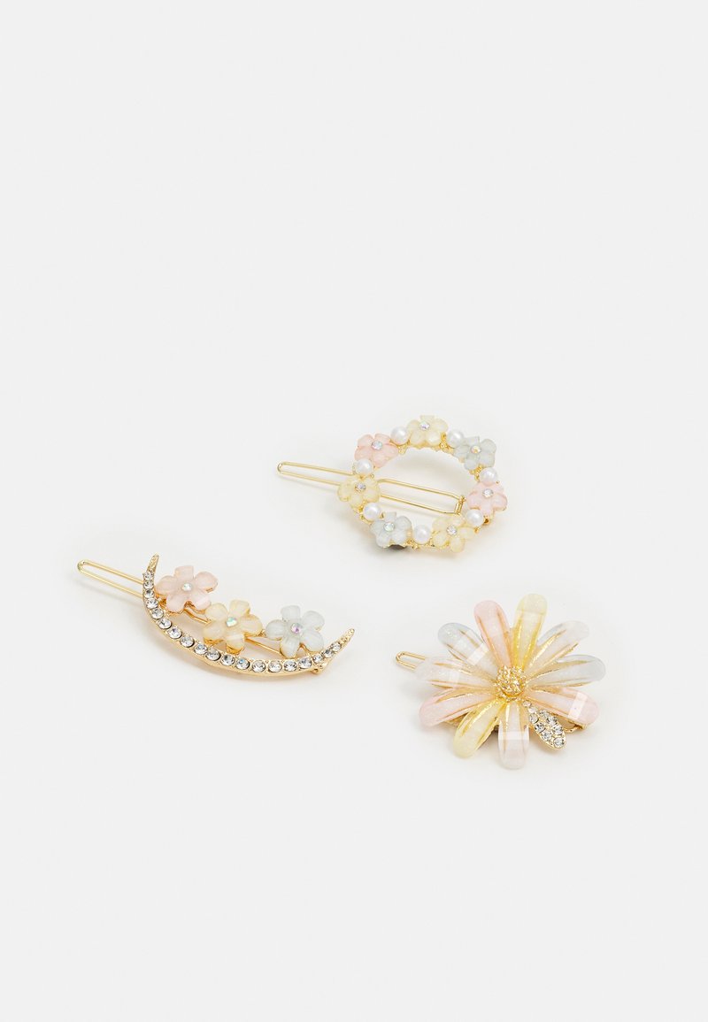 Pieces PCTHORID HAIR CLIP 3 PACK Accessoires cheveux goldcoloured