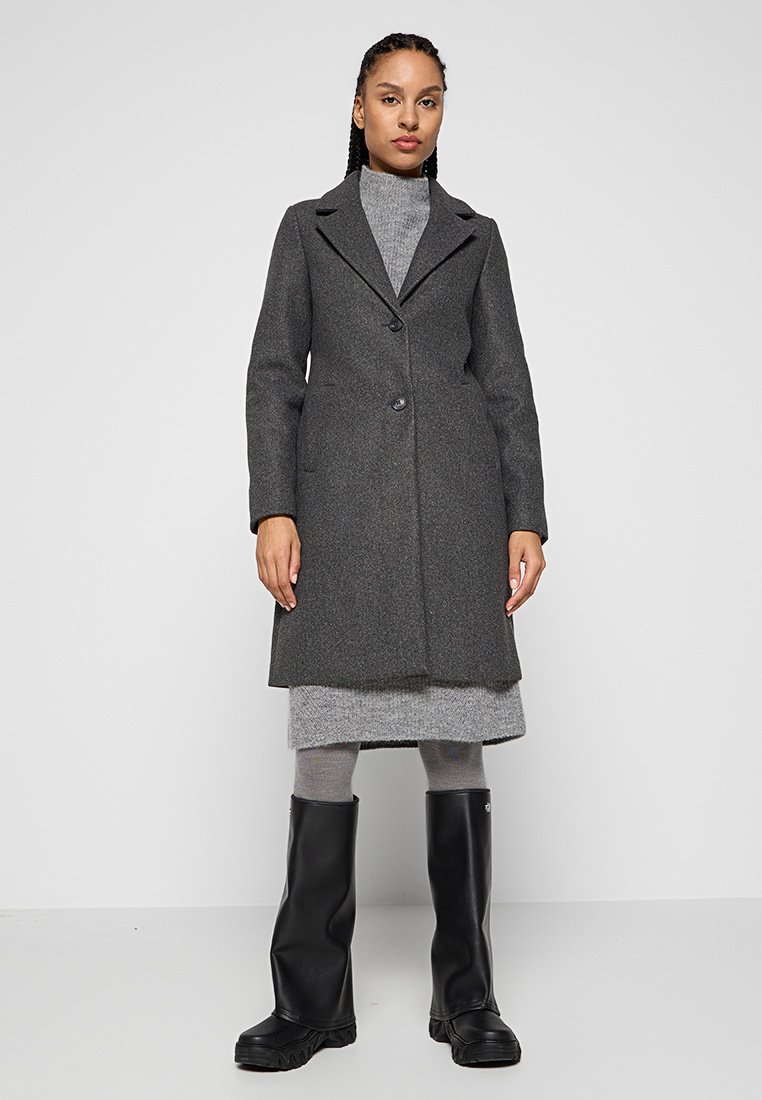 Vero Moda Mantel donkergrijs
