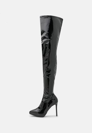 High Heel Stiefel - black