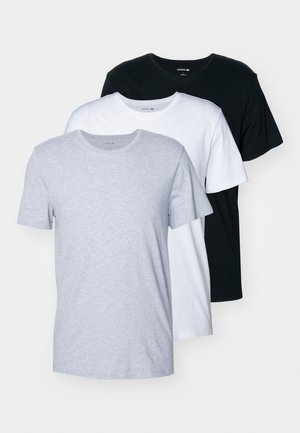 3 PACK - Spodnja majica - white/silver chine/black