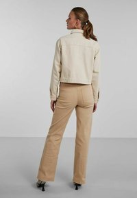 Pieces PCTESSIE JACKET - Giacca di jeans - whitecap gray