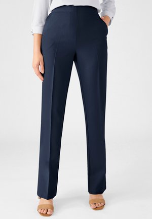 Damart CONFORTABLE À ENFILER - Pantaloni - marine foncé