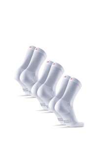 Danish Endurance LONG DISTANCE CREW 3 PACK - Urheilusukat - white