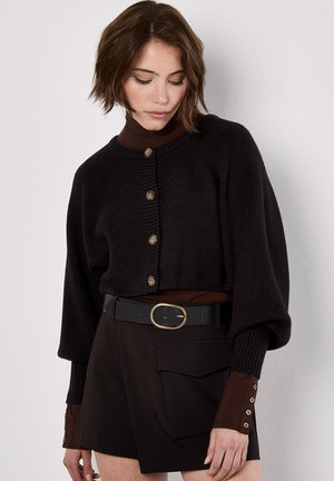 CROPPED - Cardigan - black