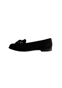 BLACK SUEDETTE  - Mocassins - black