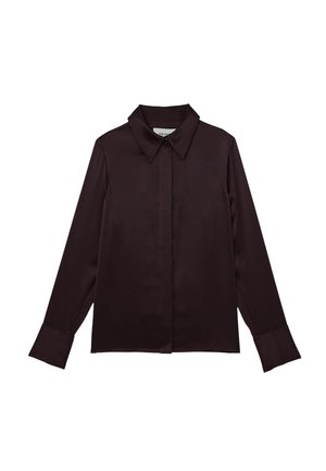 Reiss, Blúzka so zapínaním na gombíky - burgundy