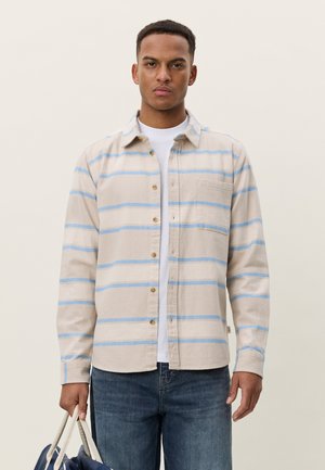 JEREMY STRIPE FLANNEL SHIRT - Skjorte - eggnog white