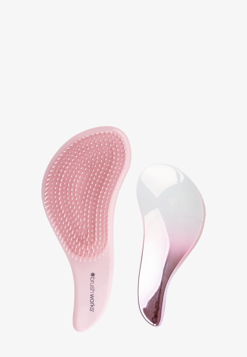 Brushworks DETANGLING HAIR BRUSH DUO SET - Set pour les cheveux - pink